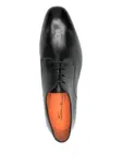 Дерби на каблуке Santoni, черный - фото 4