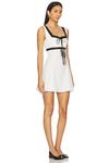 Мини-платье Carolyn Majorelle, white - фото 2
