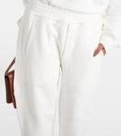 Спортивные брюки из хлопкового джерси Koa The Row, Milk - фото 4