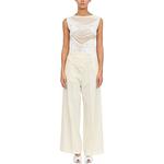 Потрепанный топ MM6 Maison Margiela, белый - фото 3