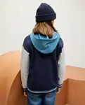 Детская бомберная толстовка с капюшоном Kids El Corte Inglés, синий - фото 3