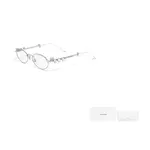 GENTLE MONSTER Овальные очки, Silver - фото