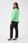 Блуза KAFFE CURVE Mirana, мятный - фото 4