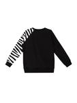 Пуловер Denokids Sweatshirt Zebra Ruffled, черный - фото 3