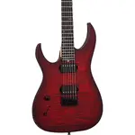 Электрогитара Schecter Sunset-7 Extreme. Леворукая, окраска Scarlet Burst - фото 2
