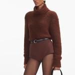 Self-portrait Свитер Self portrait женский темно-коричневый - фото 4