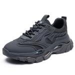 Кроссовки JOSINY Chunky на низком ходу унисекс черные (кожа) - фото 8