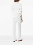 Брюки строгого кроя Alberta Ferretti, белый - фото 2