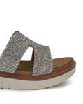 Women's Suzanne Flatform Sandal In Silver Exe - фото 2