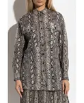 Рубашка с животным рисунком Michael Kors, серый - фото 3