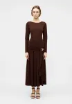 Платье макси gelada Marella, Marrone - фото
