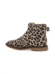 Ботинки на молнии с леопардовым принтом Pom D'api, коричневый - фото 3