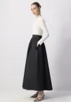Юбка а-силуэта Touché Privé, Black - фото 4
