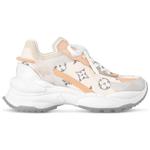 LOUIS VUITTON Кроссовки Run 55 Low top Casual Women's Beige - фото 3