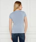 Футболка женская Guess Jeans с круглым вырезом, синий - фото 3