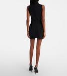 Мини-платье с вырезом Mugler, черный - фото 3