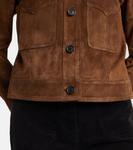 Замшевая куртка Nili Lotan, Hazelnut - фото 5