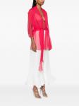 Шелковый пиджак Alberta Ferretti, розовый - фото 3