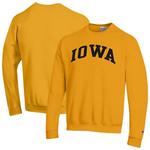 Мужской свитшот basic arch fleece pullover gold iowa hawkeyes Champion - фото 2