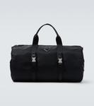 Дорожная сумка с отделкой из Re-Nylon кожи Prada, черный - фото