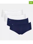 Трусы Sloggi, белый/темно-синий - фото