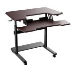 Механический стол с регулируемой высотой [Brown Fixed Keyboard Tray] - фото 2