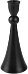 Подсвечник AM Design "из алюминия", (1 шт.), подсвечник 20 см, черный - фото