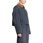 Куртка пальто женская тёмно-синяя MIU MIU - фото 6