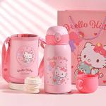 Hello Kitty, детский термостакан 580 мл Sanrio, Kulomi (Double-Layer Gift Box Set) - фото 3