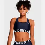 Спортивный топ Under Armour HeatGear Authentics Branded medium support, синий - фото