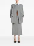 Двубортный пиджак DRIES VAN NOTEN, серый - фото 2