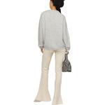 Мохер-шерстяной свитер-оверсайз Acne Studios, серый - фото 5