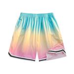 emoji Повседневные шорты унисекс с эмодзи, Градиент Черный - фото 29