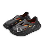 Сабо унисекс Run Manner, черный/оранжевый - фото 7