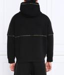 Толстовка мужская Emporio Armani с золотым декором, черный - фото 4