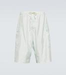 Технические шорты карго Jil Sander, зеленый - фото