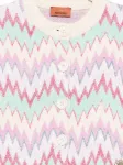 Кардиган с принтом Missoni Kids, белый - фото 3