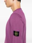 Stone Island свитер с нашивкой Compass, фиолетовый - фото 5