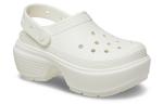 Сабо женские Stomp Clog 'Chalk' Crocs, цвет Ivory White - фото 3