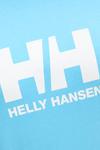 Хлопковая футболка HH LOGO Helly Hansen, синий - фото 5