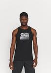 Майка Jack & Jones LOGO TEE 2 PACK, цвет Black/White - фото 2