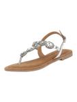 Сандалии Lazamani, серебряный - фото