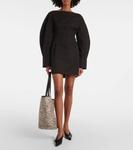 Хлопковое мини-платье La Robe Chemise Casaco Jacquemus, черный - фото 2