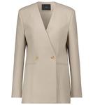 Блейзер из хлопкового твила Jem Joseph, Mastic - фото