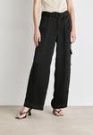 Брюки в стиле милитари CONTRAST STITCH DKNY, черный - фото 4