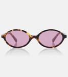 Miu Regard круглые солнцезащитные очки Miu Miu - фото