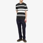 Moncler Футболка в полоску с логотипом, черный - фото 4