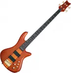 Совершенно новый бас-гитар Schecter Stiletto Studio-4, цвет Honey Satin - фото