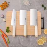 Asd Набор кухонных ножей: шеф-нож, слайсер, секач, 18 см - фото 5