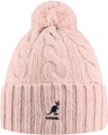 Шапка Kangol Pompom Beanie - Chalk / 1SFM Pull-Ons & Beanies, Light Pink - фото